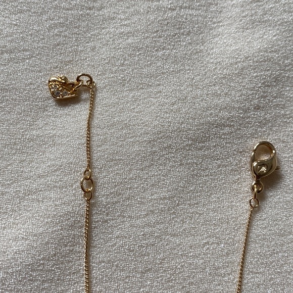 Swarovski Teardrop Gold Necklace - Picture 6 of 8